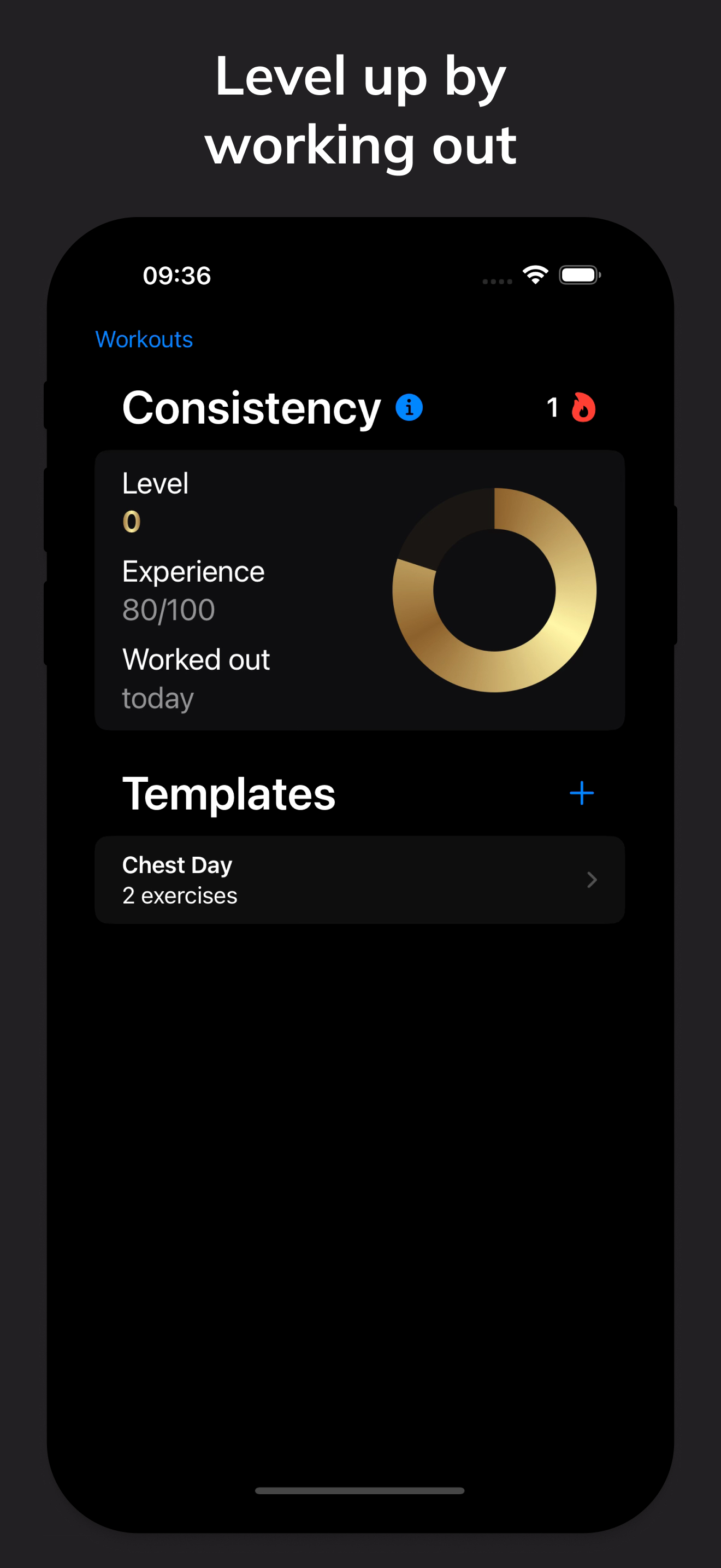 Level up by working out